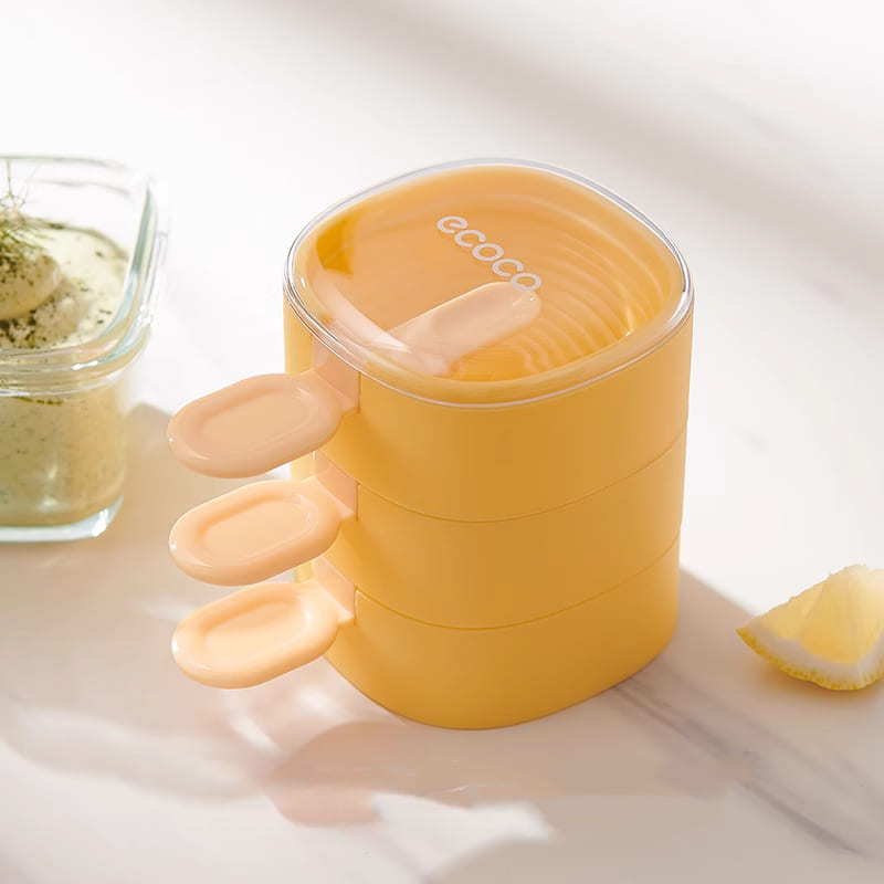 Forma de Picolé de Silicone Flexível para Fazer Sorvete Caseiro
