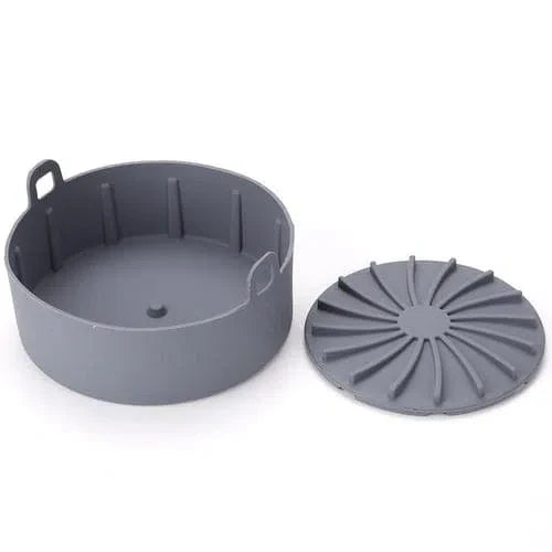 Forma de Silicone para Cozinhar em Air Fryer e Micro-ondas - Resistente e Antiaderente