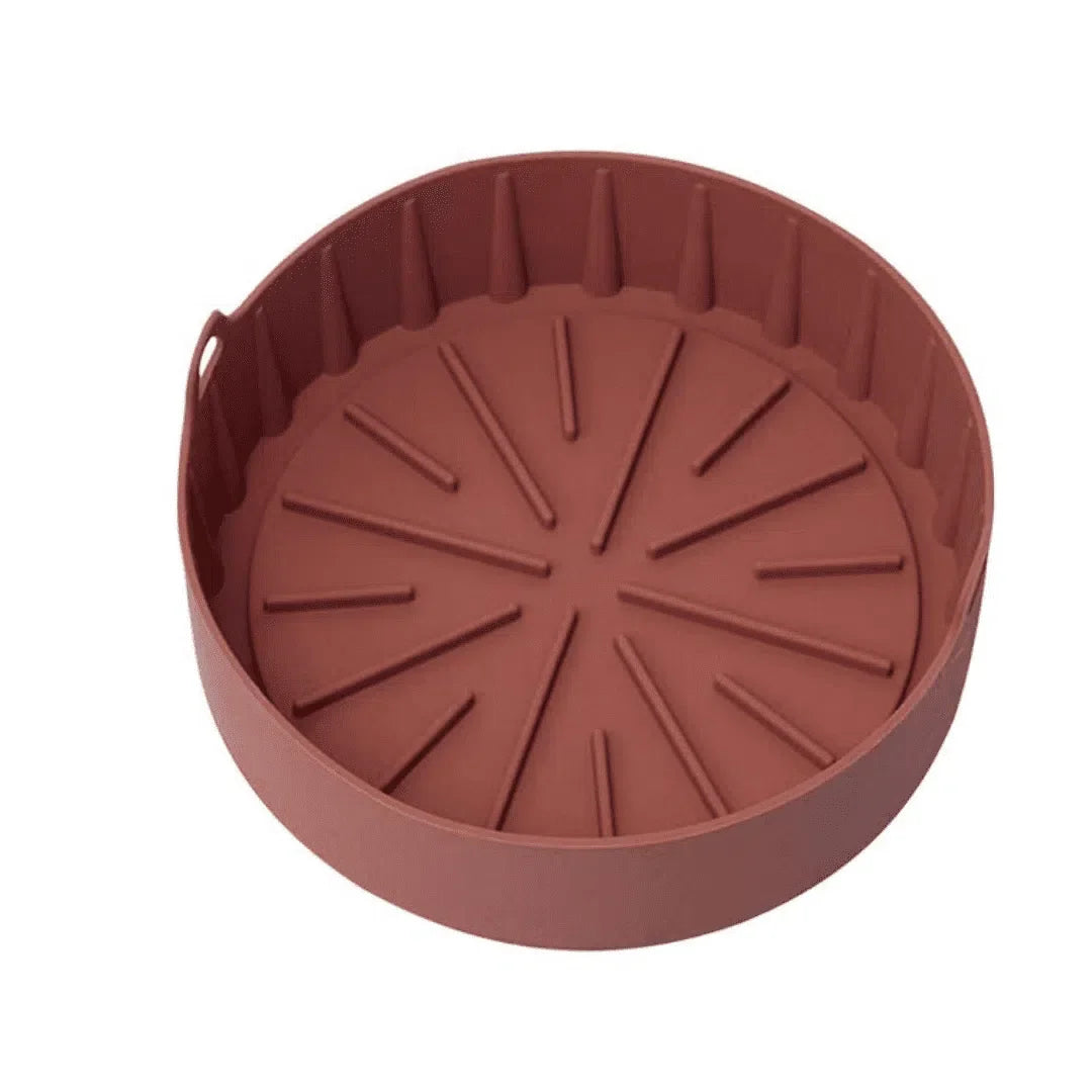 Forma de Silicone para Cozinhar em Air Fryer e Micro-ondas - Resistente e Antiaderente
