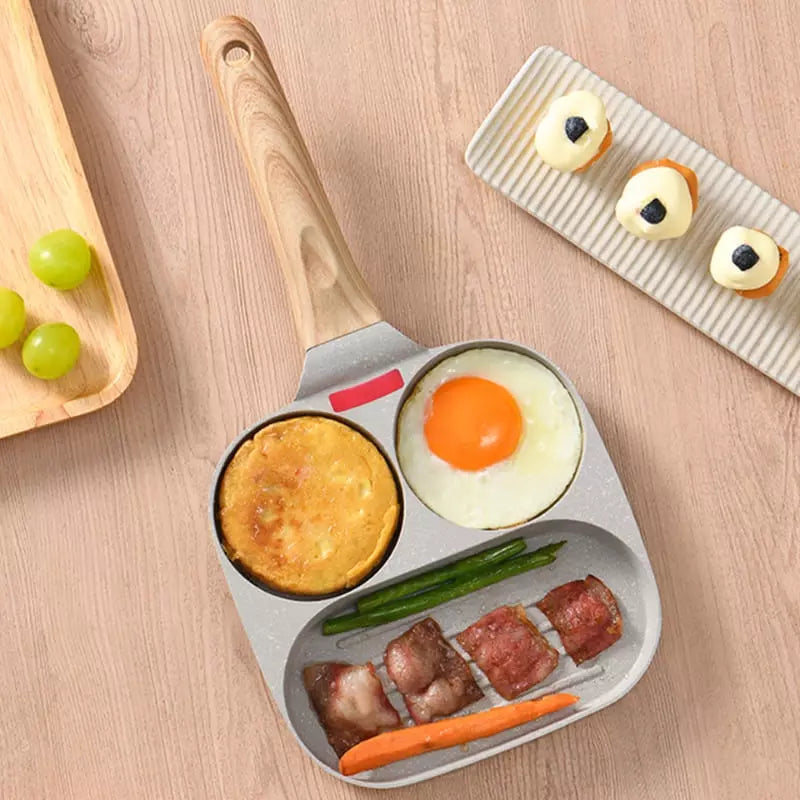 Frigideira Antiaderente 4 em 1 Não gruda nada - Utensílio de Cozinha Versátil