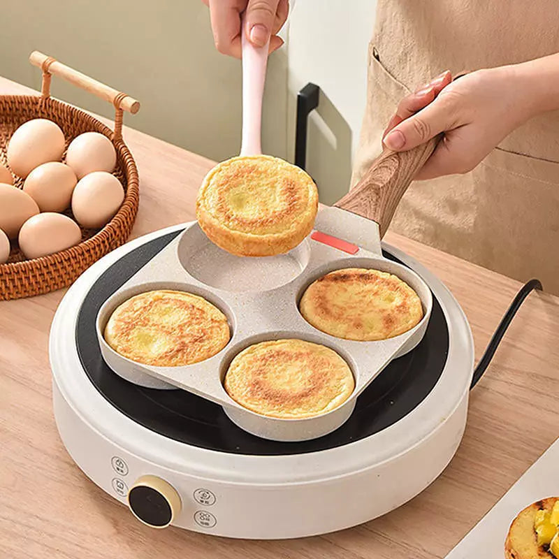 Frigideira Antiaderente 4 em 1 Não gruda nada - Utensílio de Cozinha Versátil