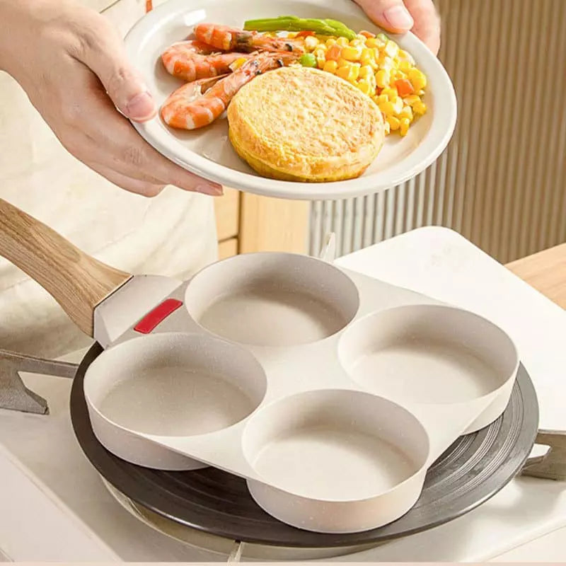 Frigideira Antiaderente 4 em 1 Não gruda nada - Utensílio de Cozinha Versátil