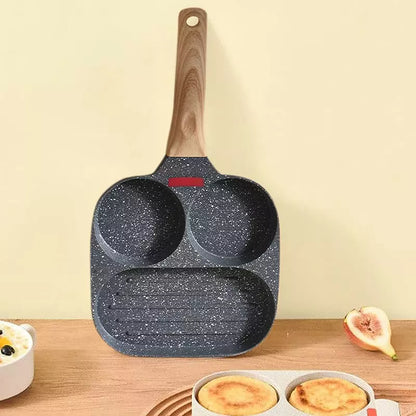 Frigideira Antiaderente 4 em 1 Não gruda nada - Utensílio de Cozinha Versátil