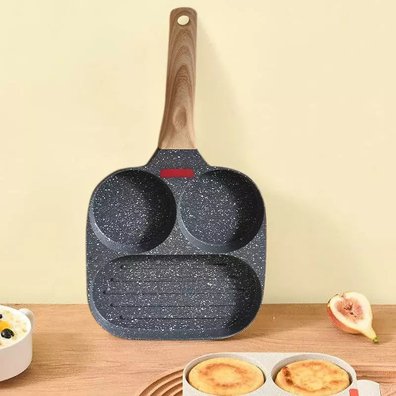 Frigideira Antiaderente 4 em 1 Não gruda nada - Utensílio de Cozinha Versátil