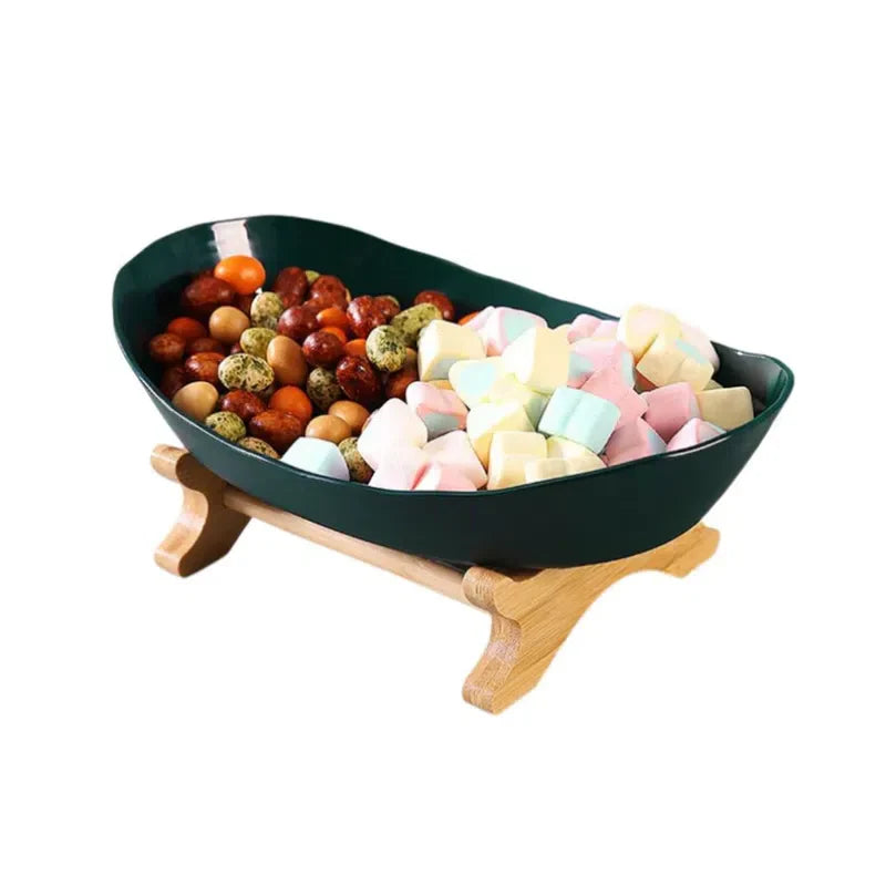 Fruteira De Mesa 1 a 3 Andares Moderna de Bambu