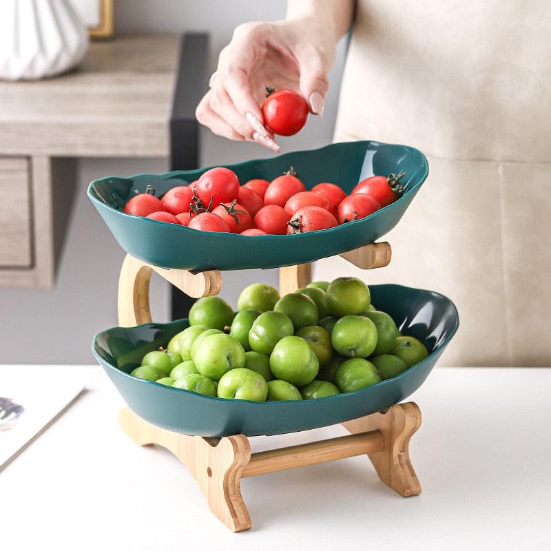 Fruteira de Mesa 2 a 3 Andares Chique e Moderna