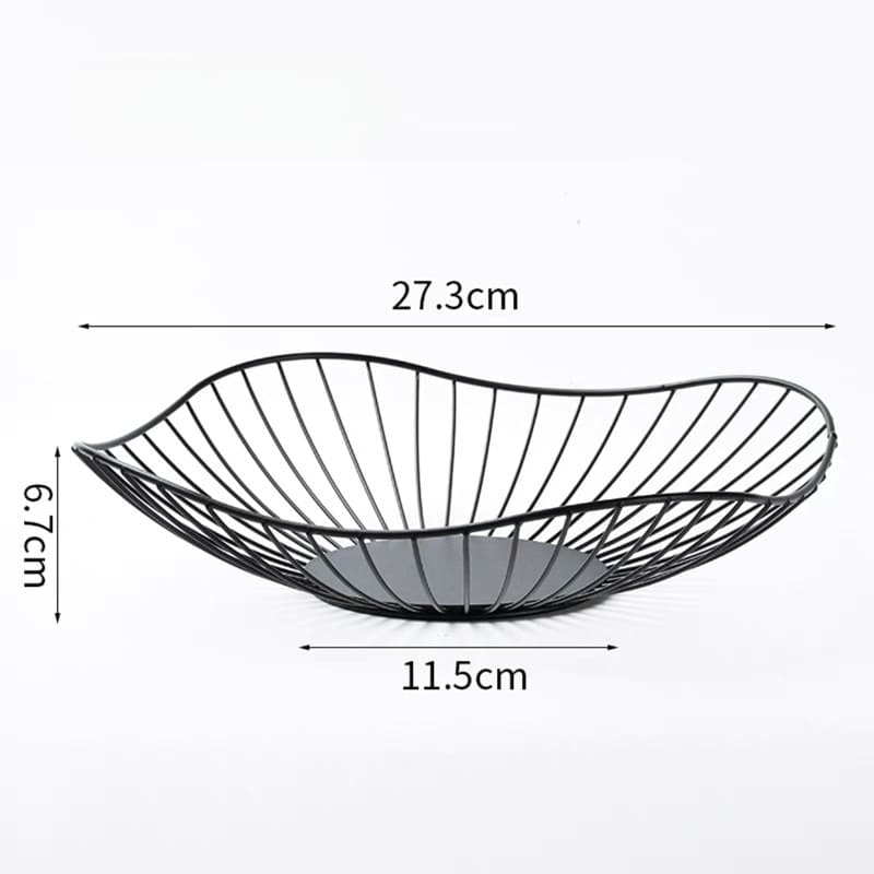 Fruteira de Mesa Centro de Ferro Moderna Decorativa - Cesta de Frutas