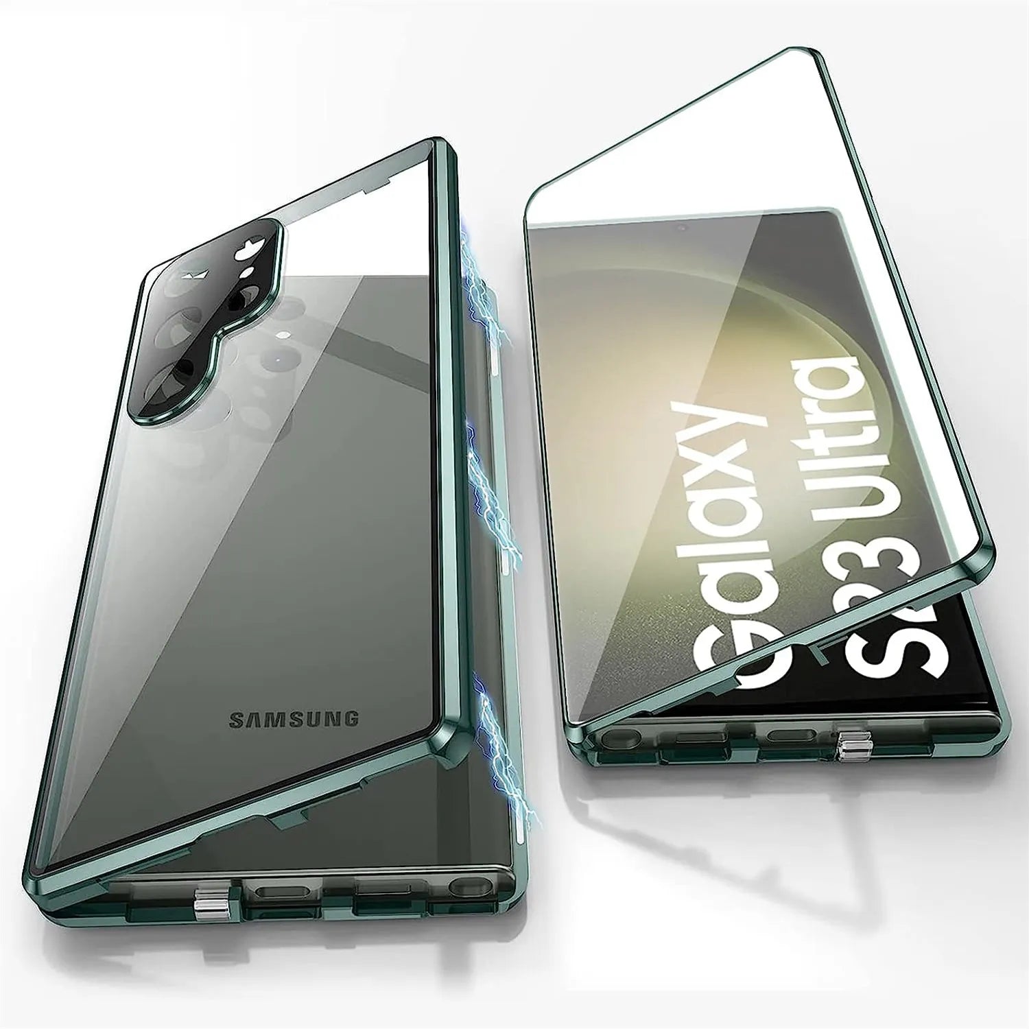 Capa para Celular Samsung Galaxy Magnética Blindada - Proteção Dupla 360º