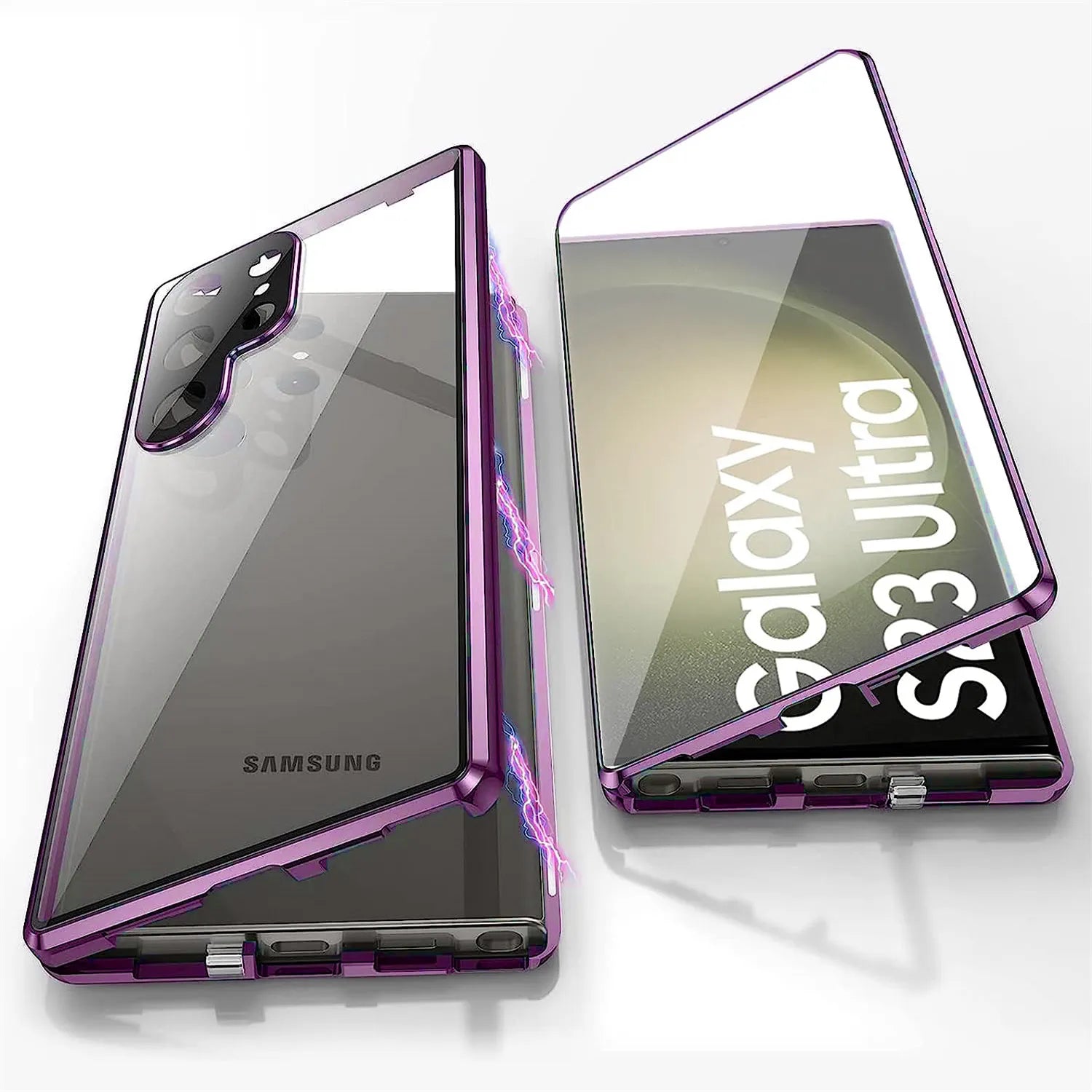 Capa para Celular Samsung Galaxy Magnética Blindada - Proteção Dupla 360º
