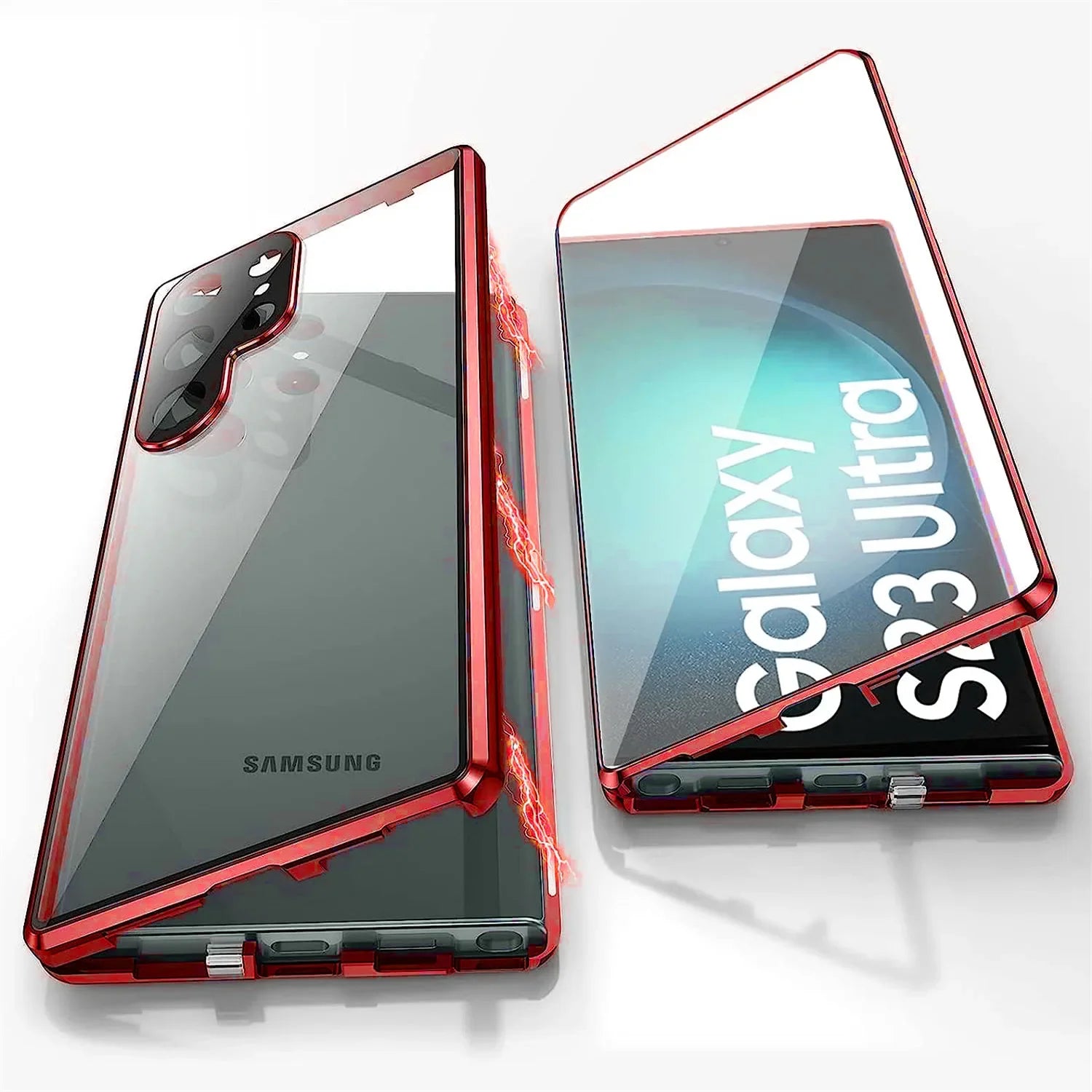 Capa para Celular Samsung Galaxy Magnética Blindada - Proteção Dupla 360º