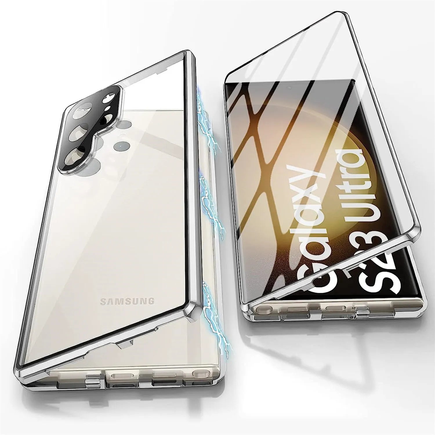 Capa para Celular Samsung Galaxy Magnética Blindada - Proteção Dupla 360º