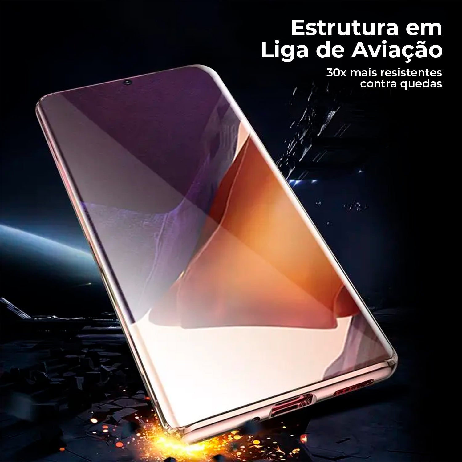 Capa para Celular Samsung Galaxy Magnética Blindada - Proteção Dupla 360º