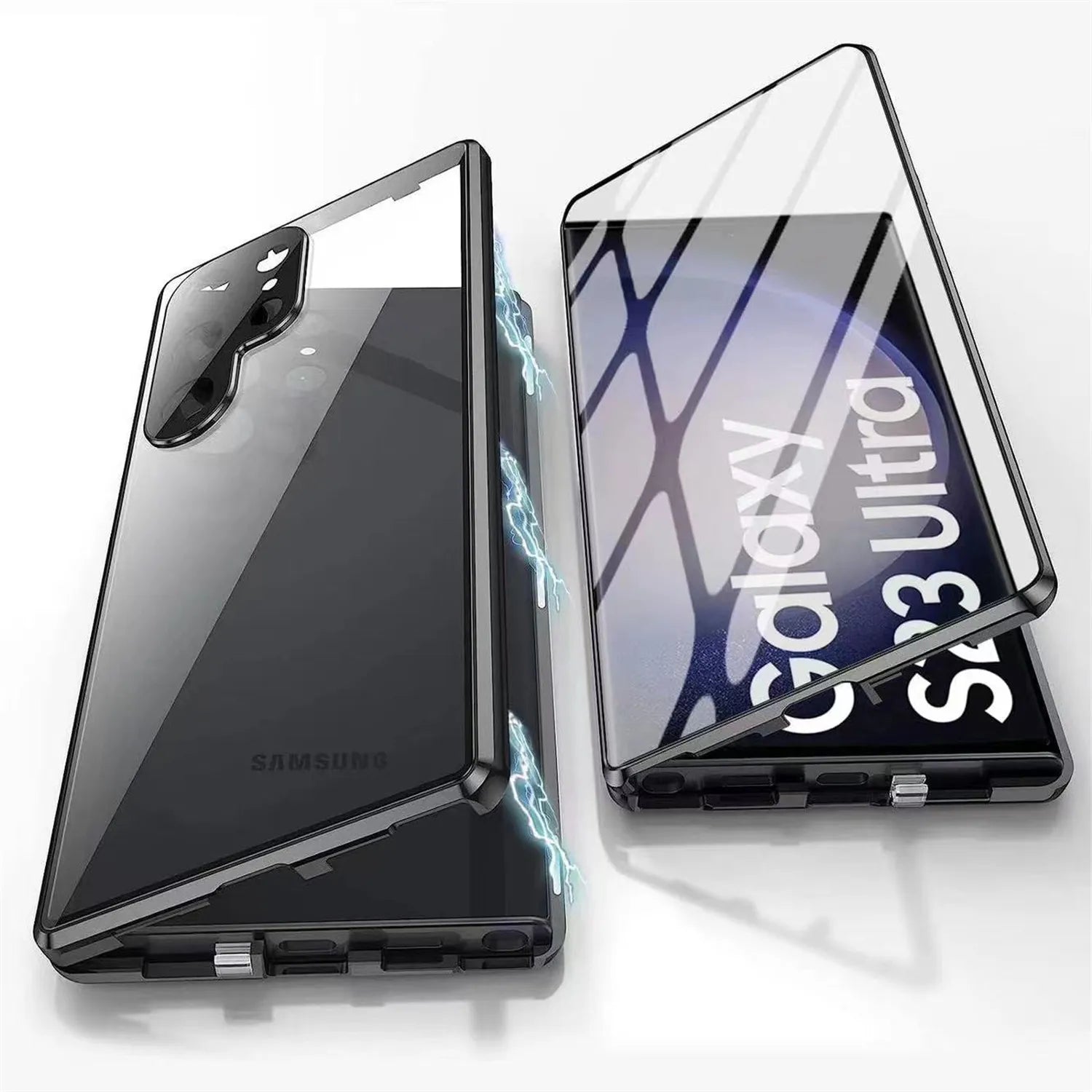 Capa para Celular Samsung Galaxy Magnética Blindada - Proteção Dupla 360º