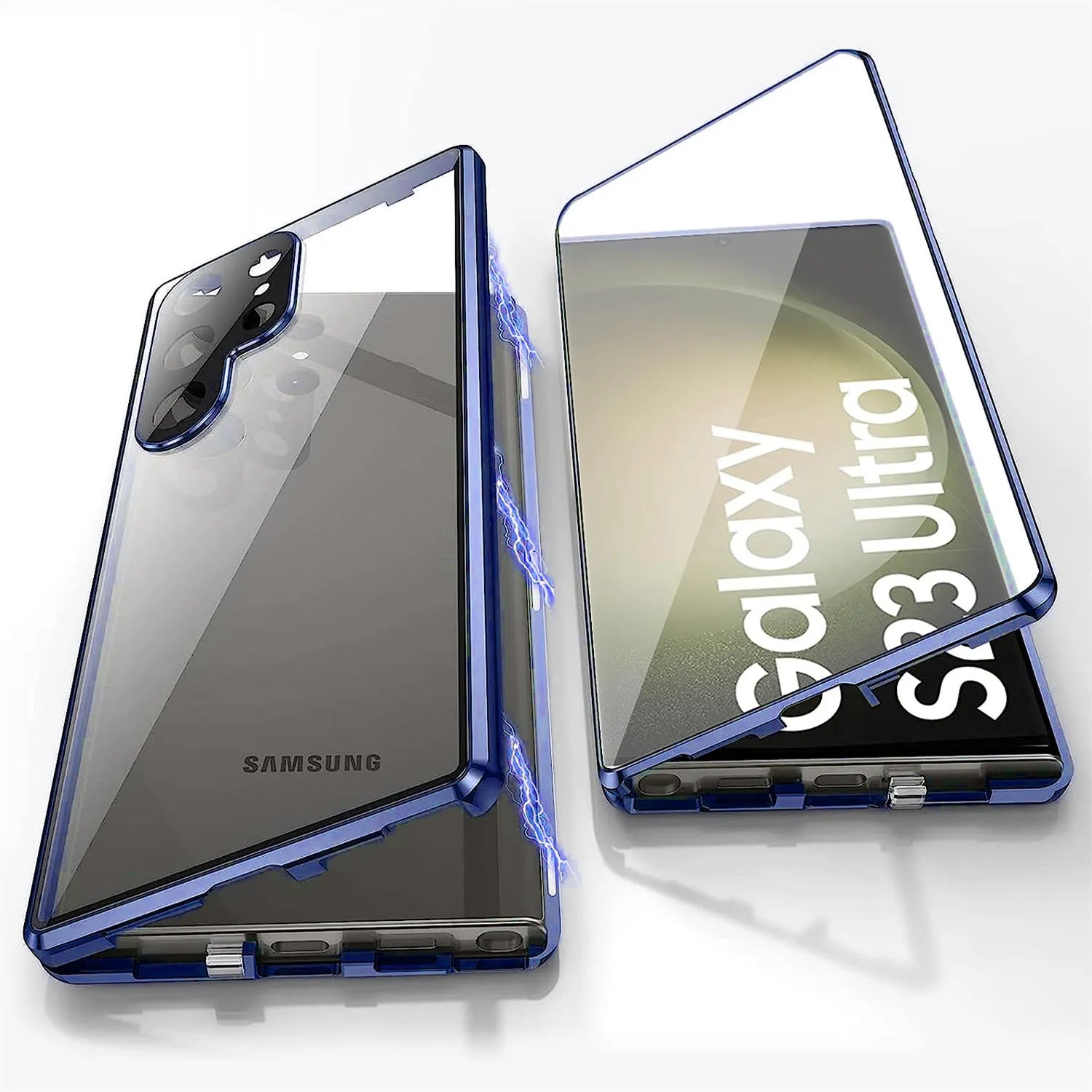 Capa para Celular Samsung Galaxy Magnética Blindada - Proteção Dupla 360º