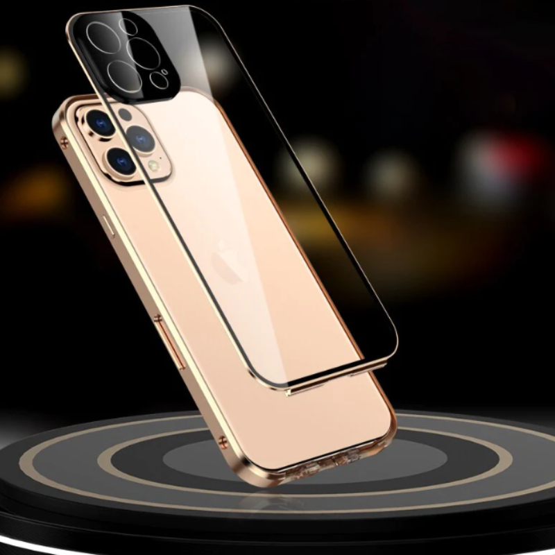 Capa para iPhone Magnética Blindada - Proteção Dupla 360º