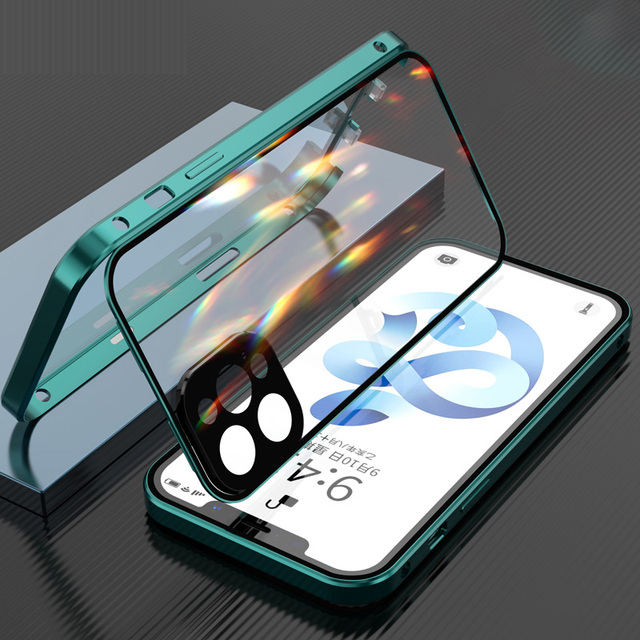 Capa para iPhone Magnética Blindada - Proteção Dupla 360º