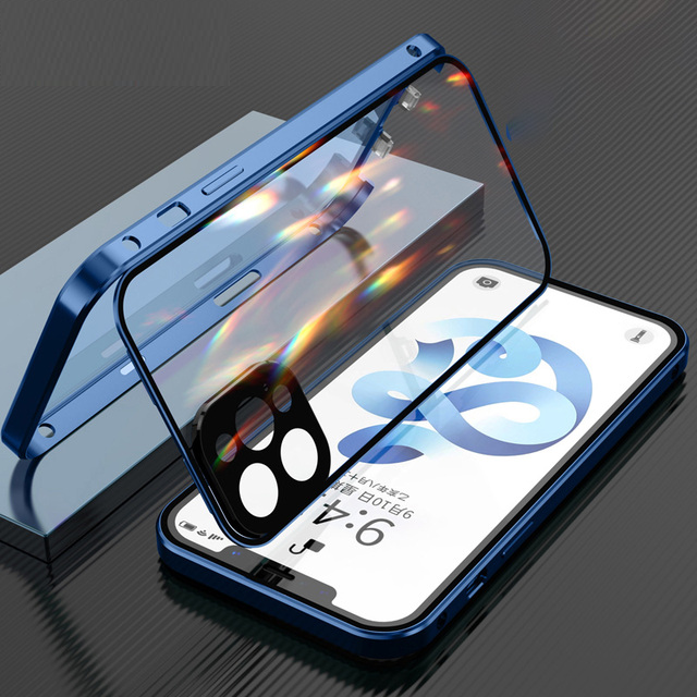 Capa para iPhone Magnética Blindada - Proteção Dupla 360º