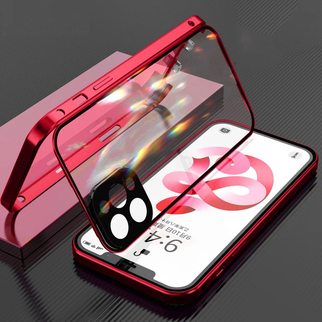 Capa para iPhone Magnética Blindada - Proteção Dupla 360º