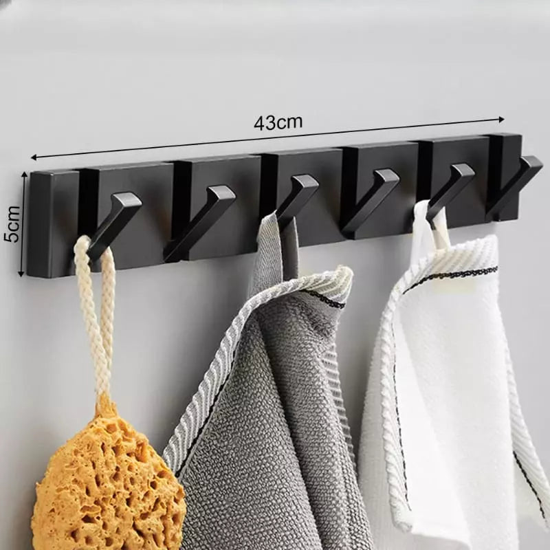 Ganchos de Parede Multiuso para Toalhas e Cabides - Organizador Prático