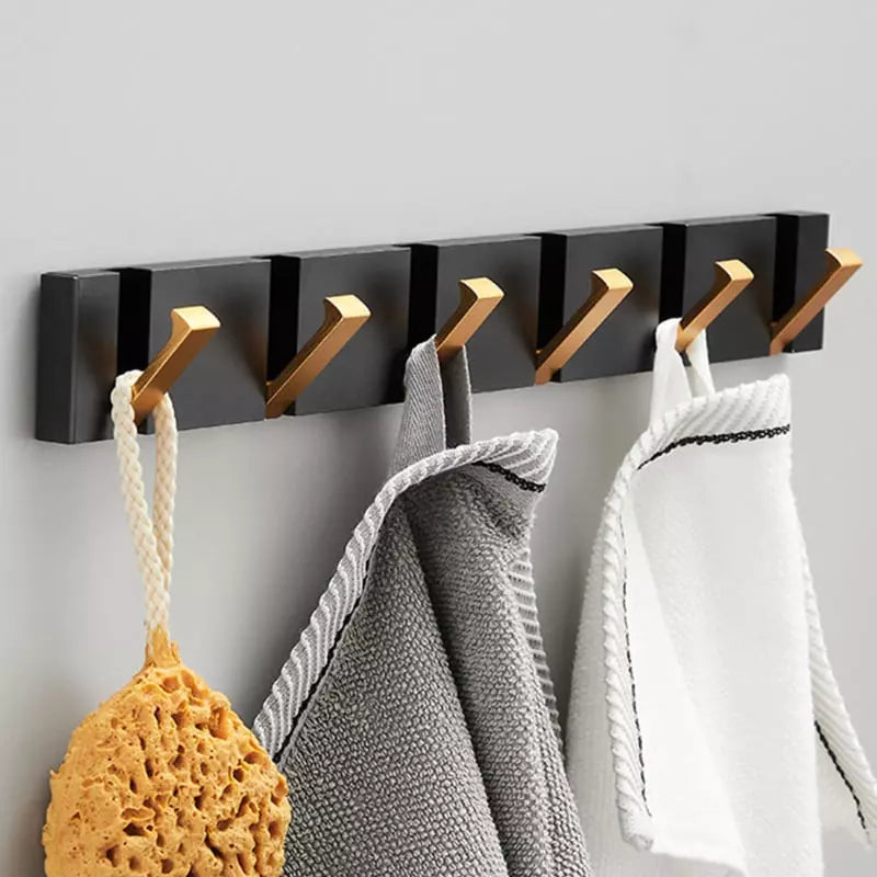 Ganchos de Parede Multiuso para Toalhas e Cabides - Organizador Prático