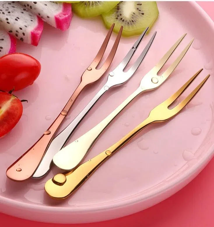 Garfos de Inox para Aperitivos - Conjunto com 2 Peças