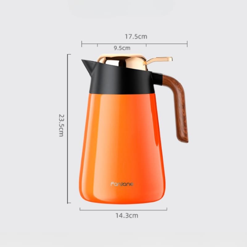 Garrafa Térmica Inox para Café e Chá 1.6L - Isolamento Térmico Eficiente