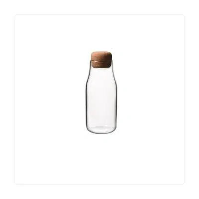 Garrafa de Vidro Borossilicato com Tampa de Cortiça - Eco-Friendly e Resistente