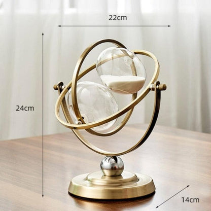 Globo de Ampulheta Decorativa - Relógio de Areia para Decoração de Ambiente