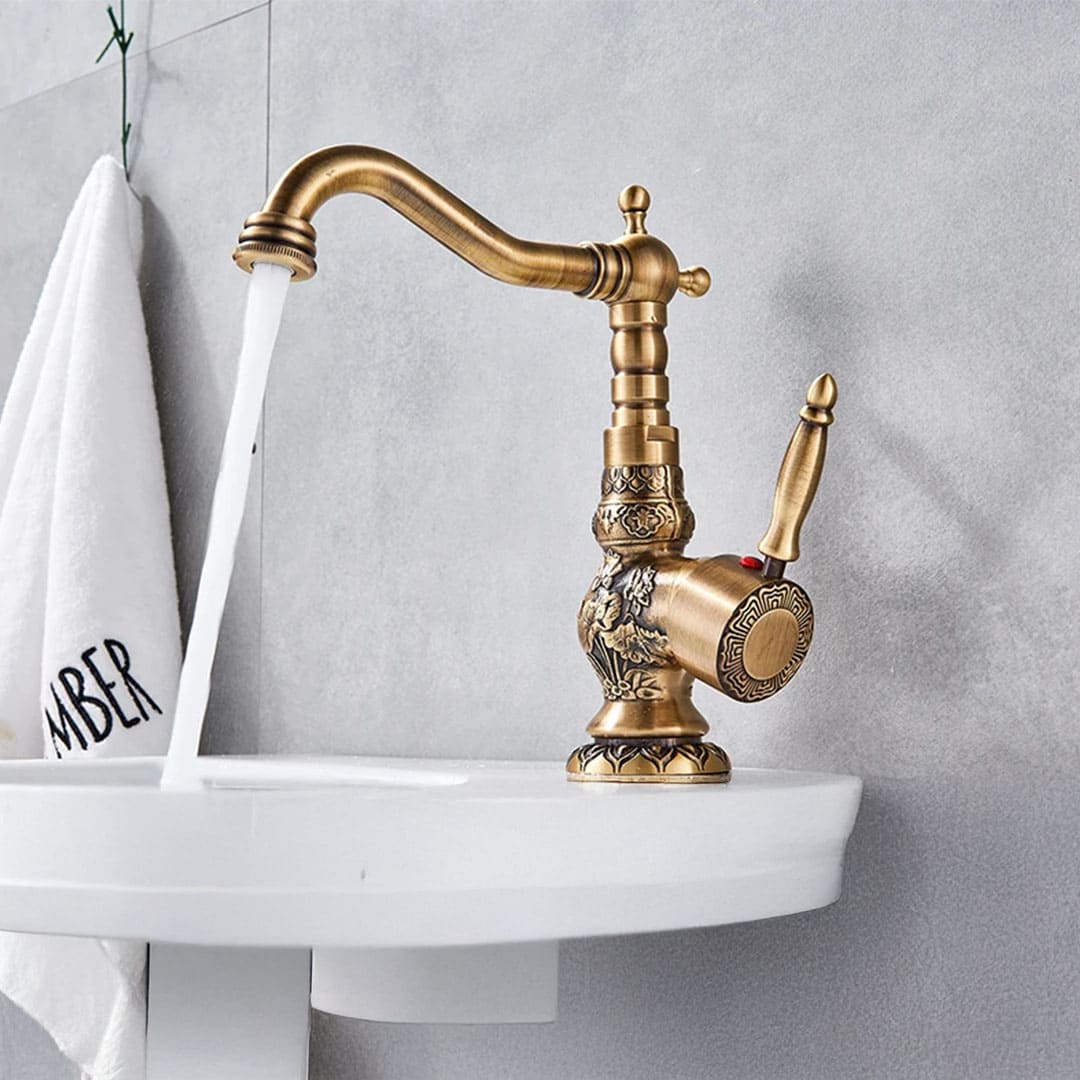 Grifo Monocomando Antique Luxe - Misturador de Água para Cozinha