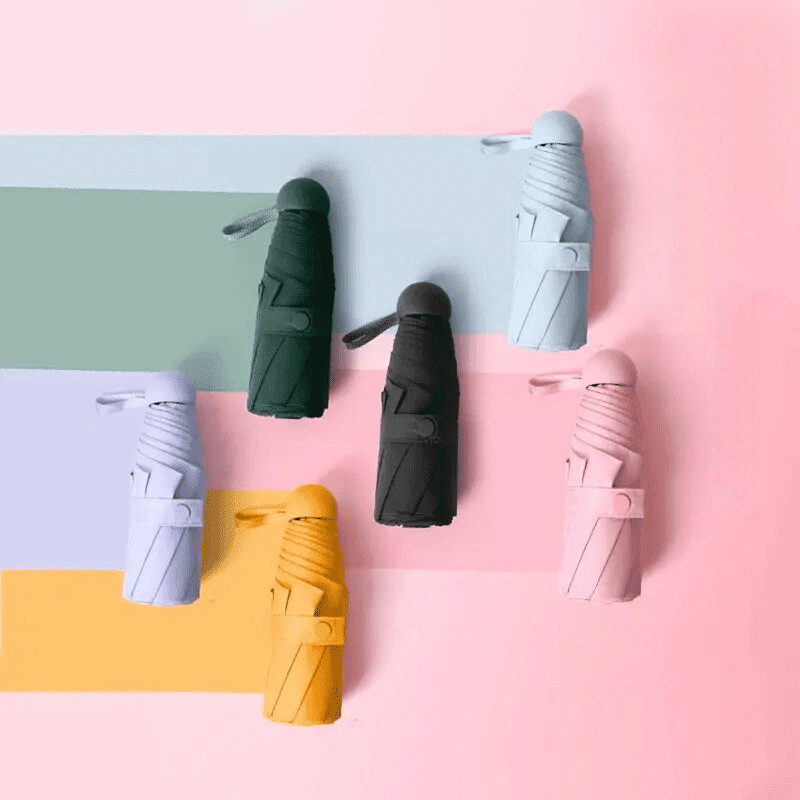 Guarda-chuva Mini Pocket Resistente com Proteção UV
