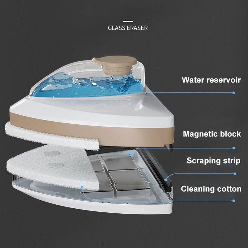 Limpador de Vidros Vidraça Magnético - GlassClean