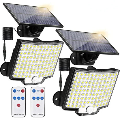 Holofote Solar LED 800W Triplo - Iluminação Eficiente para Exteriores - Tech Urbane