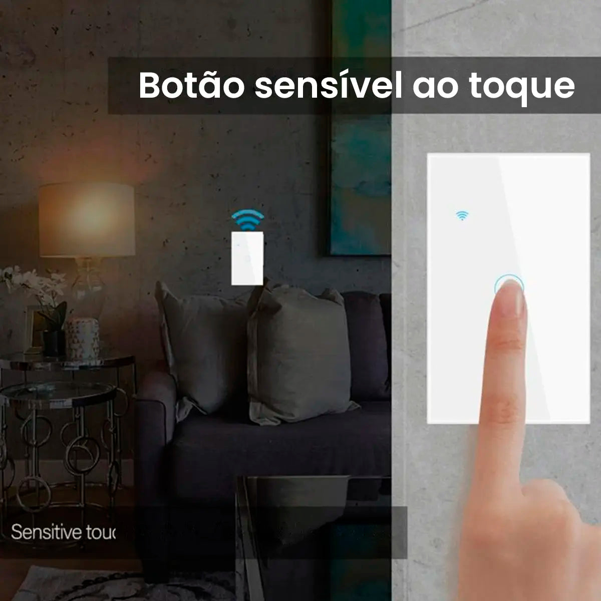 Interruptor Inteligente WiFi con Control Táctil