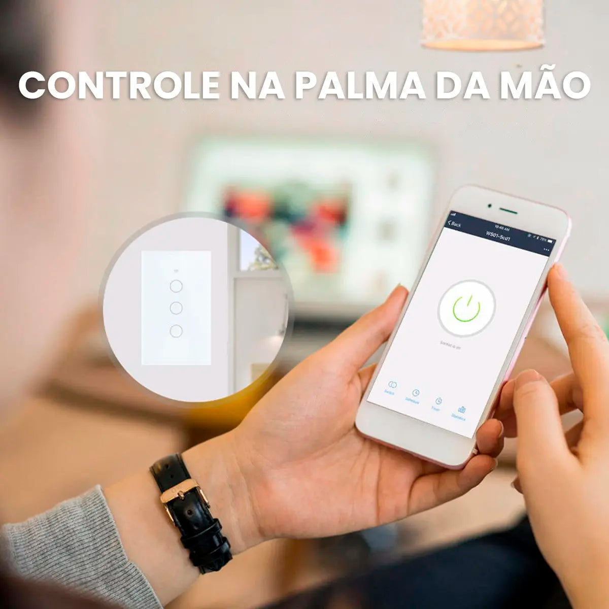 Interruptor Inteligente WiFi con Control Táctil