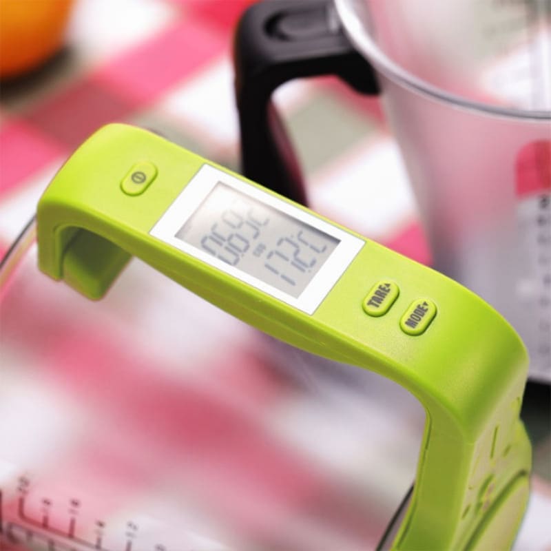 Jarra com Balança Digital e Copo Medidor - Medição Precisa de Ingredientes