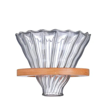 Jarra de Cafeteira de Vidro com Acabamento em Bambu - Elegante e Funcional
