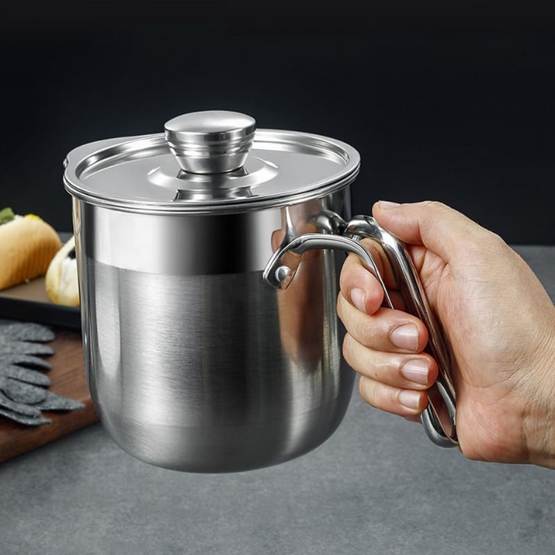 Jarra de Inox com Tampa e Separador de Gema