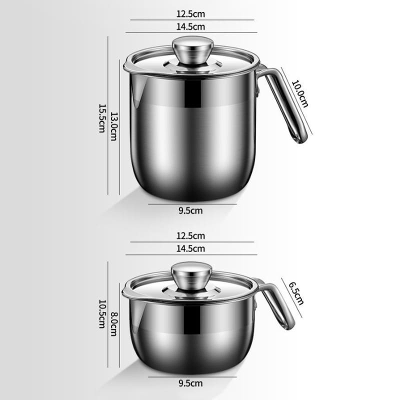 Jarra de Inox com Tampa e Separador de Gema