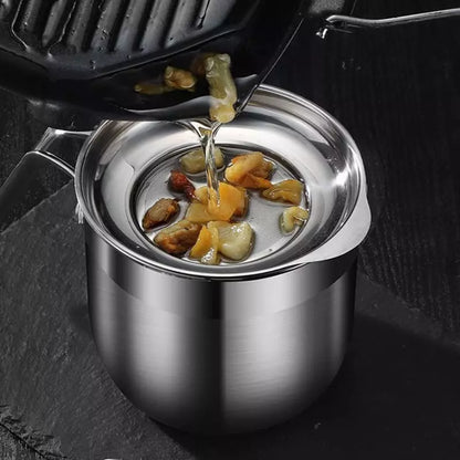Jarra de Inox com Tampa e Separador de Gema