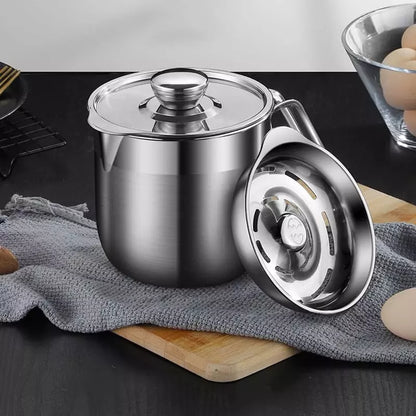 Jarra de Inox com Tampa e Separador de Gema