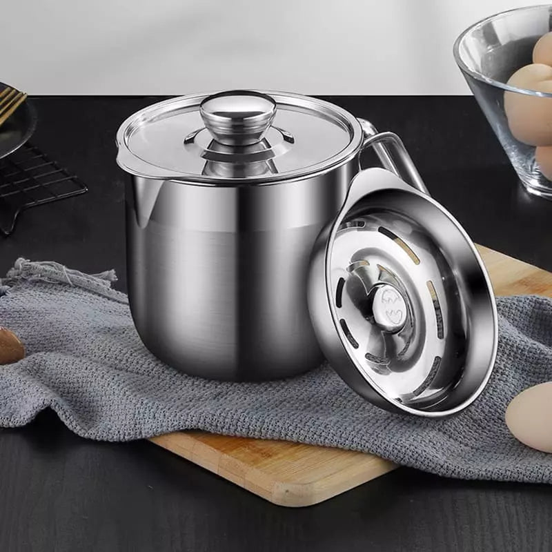 Jarra de Inox com Tampa e Separador de Gema