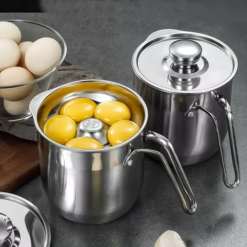 Jarra de Inox com Tampa e Separador de Gema