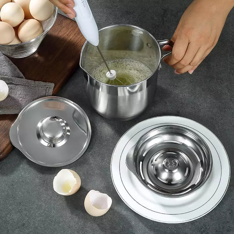 Jarra de Inox com Tampa e Separador de Gema