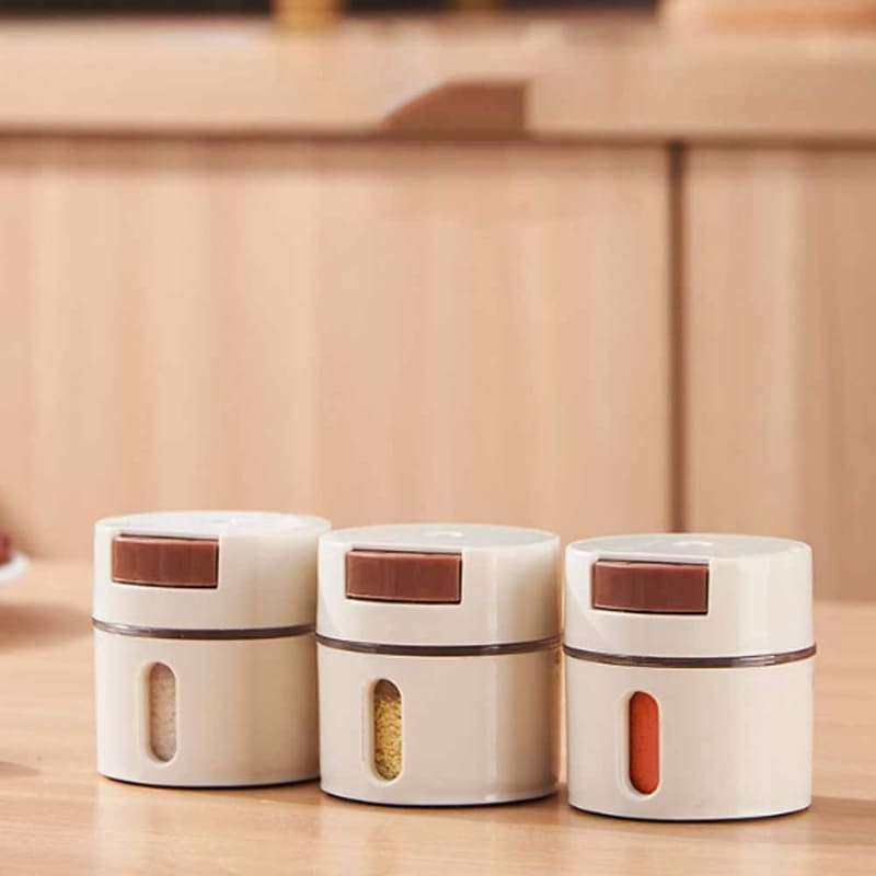 Kit 6 Porta Temperos e Condimentos de Parede Magnético - Organizador de Cozinha