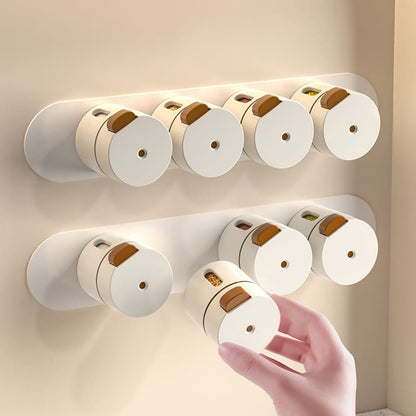 Kit 6 Porta Temperos e Condimentos de Parede Magnético - Organizador de Cozinha