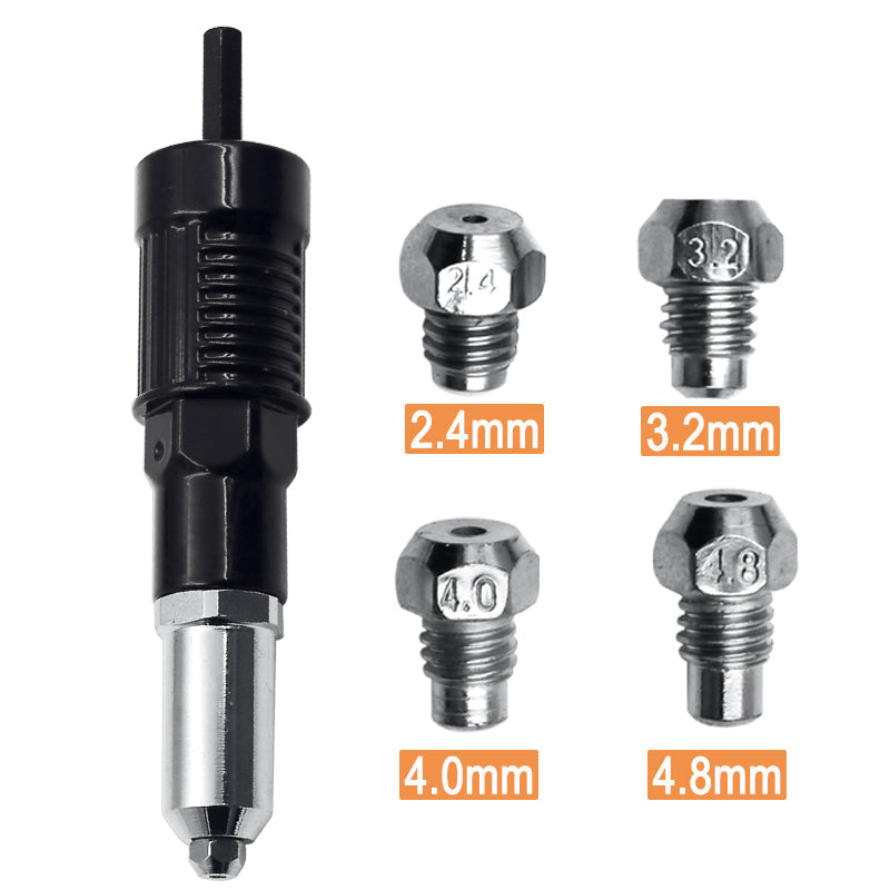 Kit Completo de Rebitadeira Profissional com Furadeira e Parafusadeira Universal