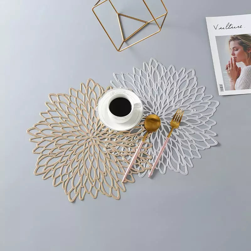 Kit Jogo Americano e Descanso de Prato Decorativo para Mesa
