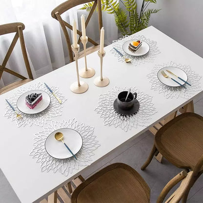 Kit Jogo Americano e Descanso de Prato Decorativo para Mesa