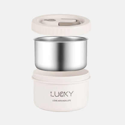 Kit Marmita Térmica Inox com Lancheira Térmica - Ideal para Viagens e Refeições