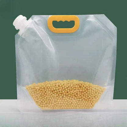 Kit com 10 Sacos de Armazenamento para Alimentos - Dispenser Prático e Reutilizável